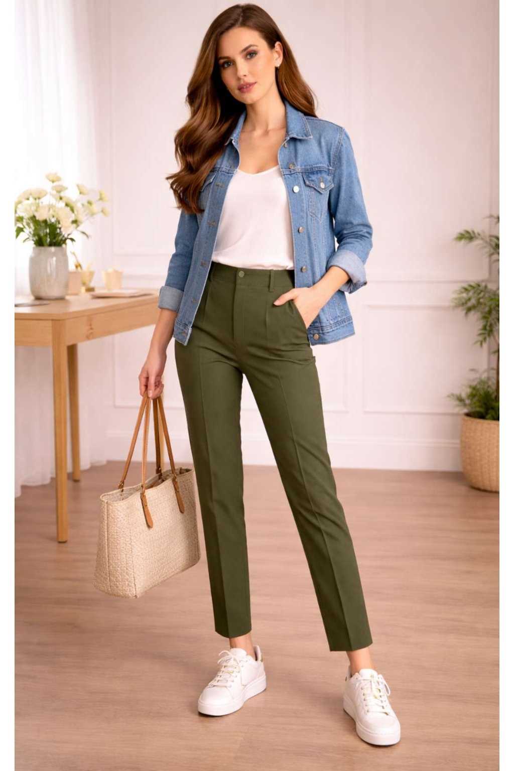 ONEFIT WOMEN'S FORMAL TROUSER OLIVE